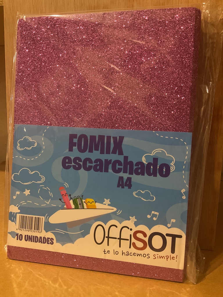 OffiSOT Foamy escarchado rosa A4