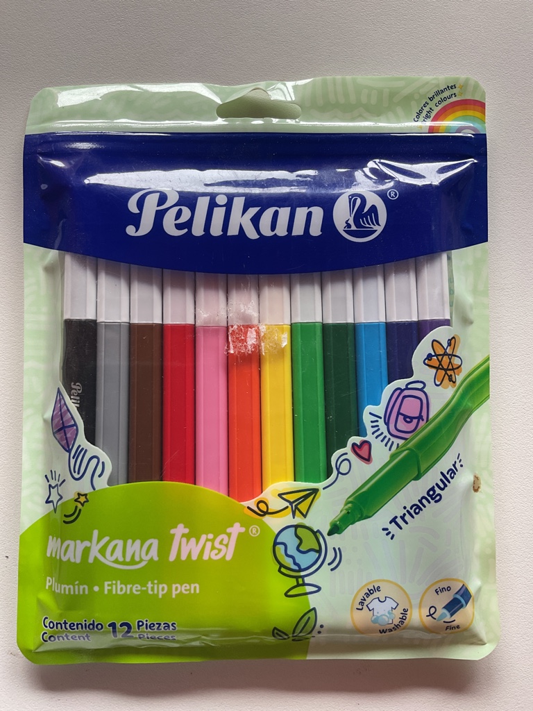 Pelikan Markana Twist marcadores 12 colores