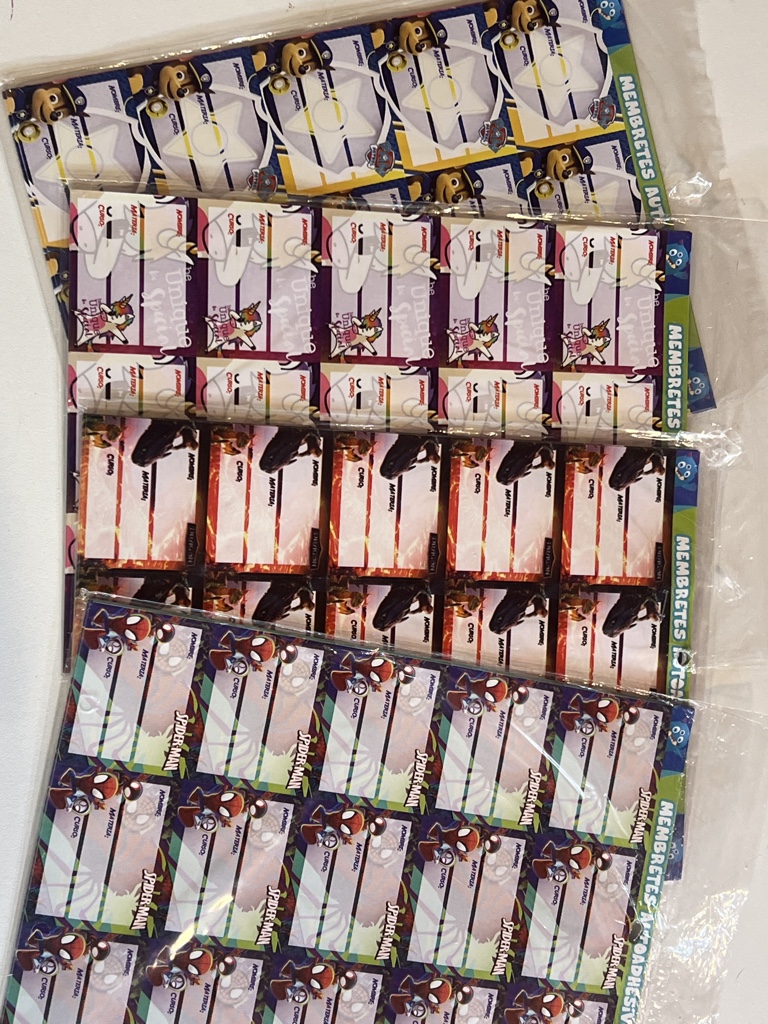 MEMBRETES AUTOADHESIVOS