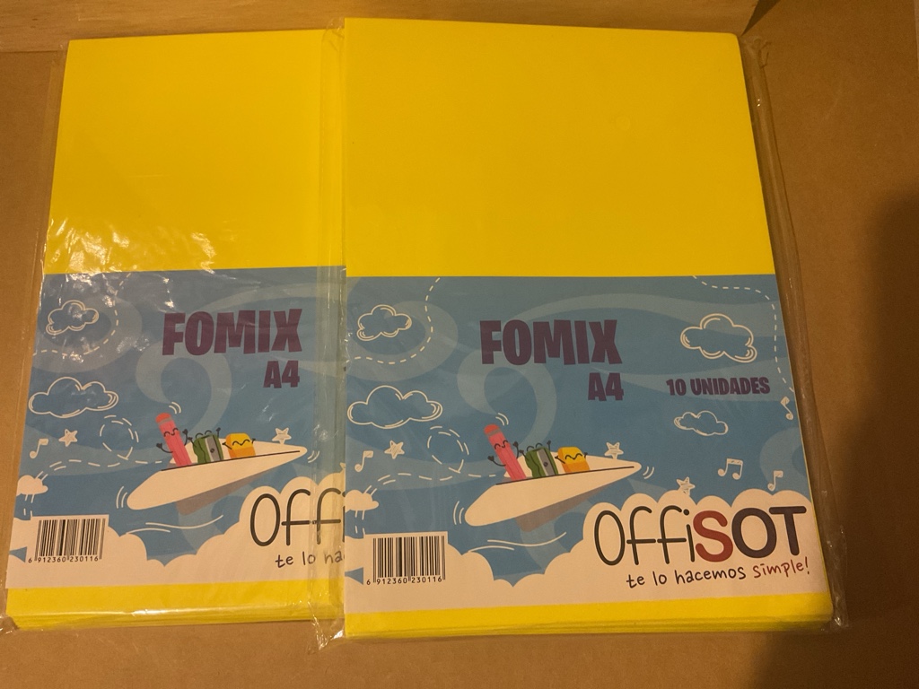 Offisot Fomix A4 amarillo