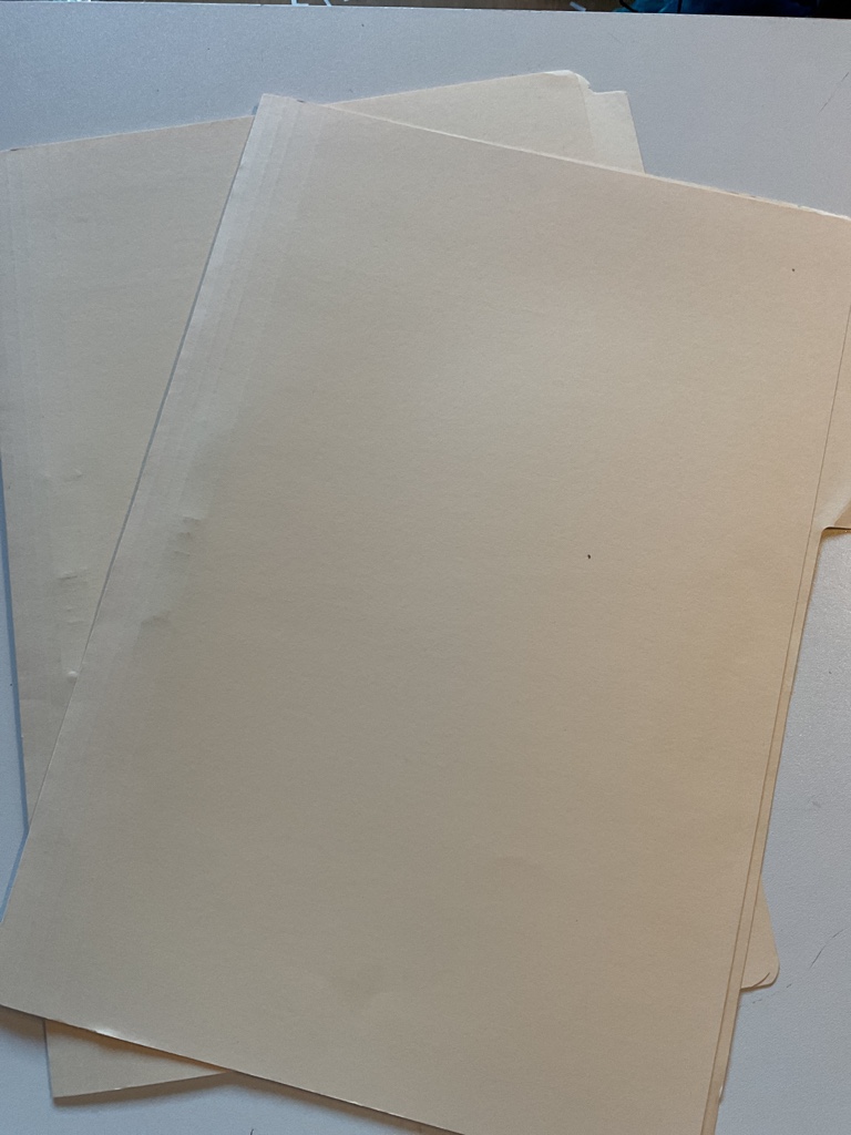 Carpeta manila beige