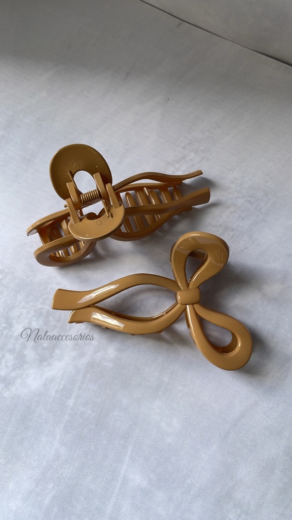 Broche x2 moño carmel