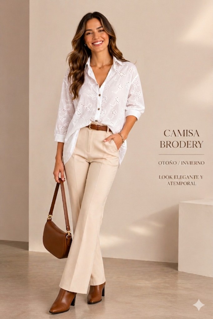 Blusa brodery OVERSIZE