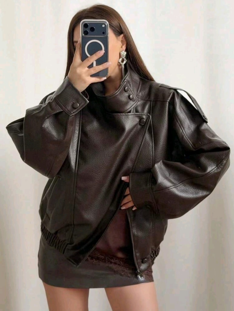 Campera Zara chocolate