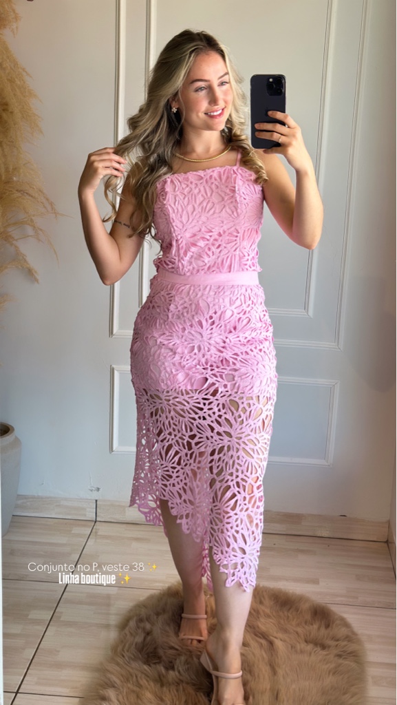 conj rosa boutique