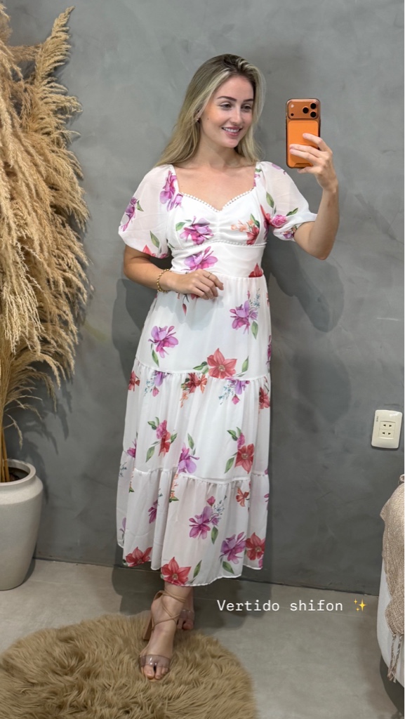 vest shifon floral