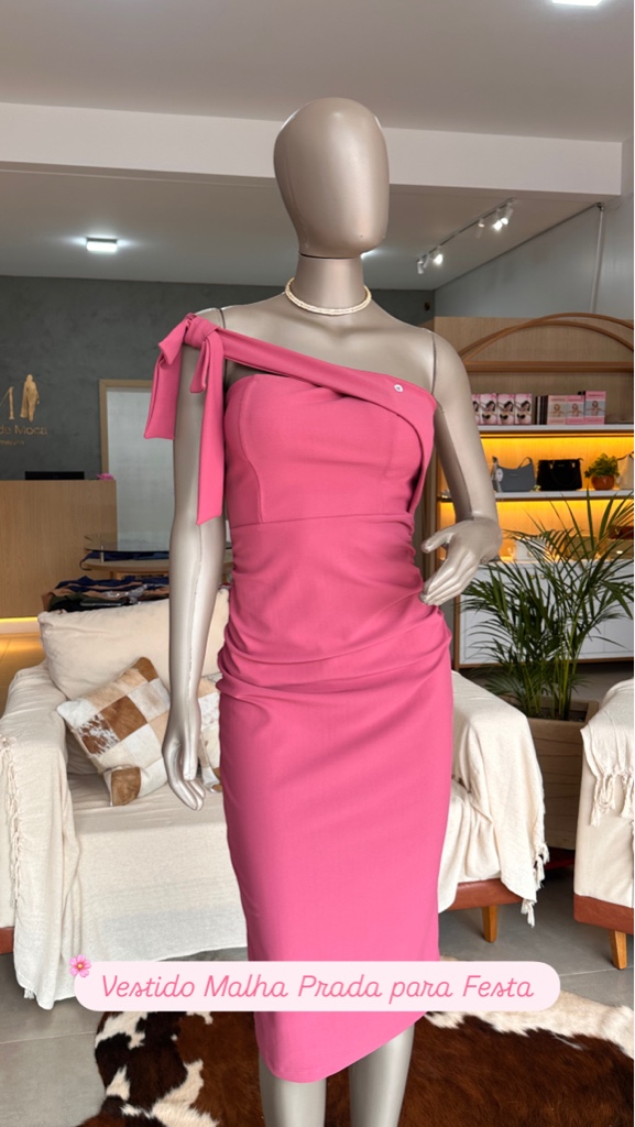 vest elegante midi rose