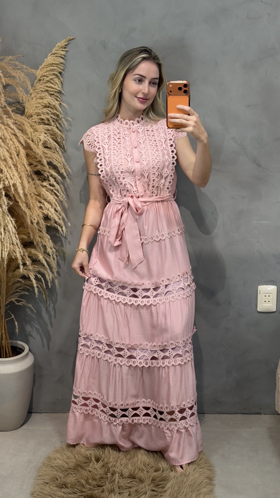 vest rose guipir