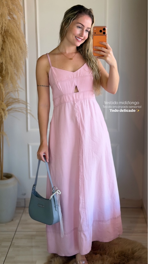 vest rosa sens midi alcinha