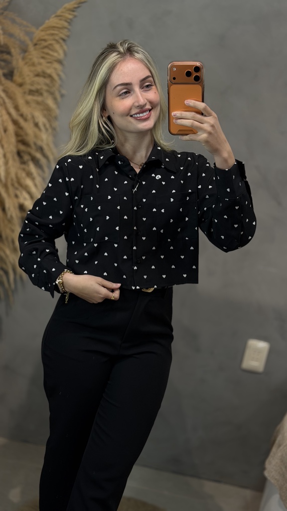 Camisa Cropped ML