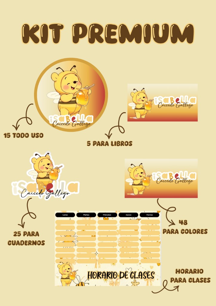 Kit premium útiles