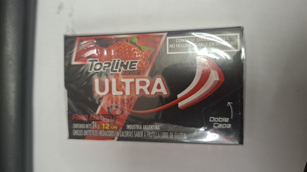 Topline Red Berry Ultra chicle