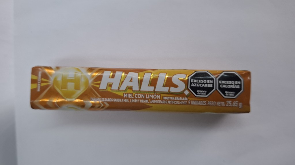Halls miel con limon