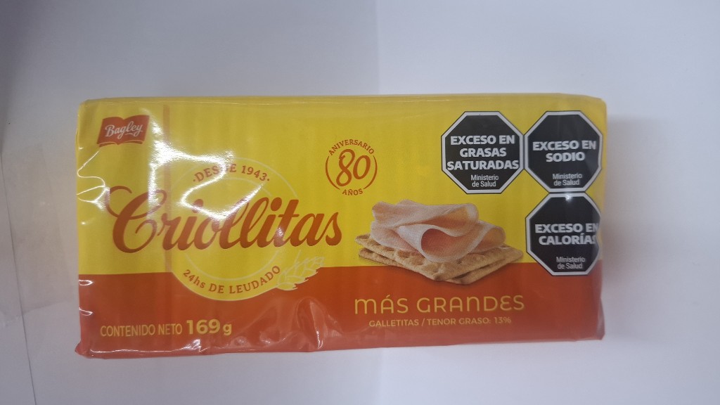 Bagley Criollitas galletitas saladas 169g