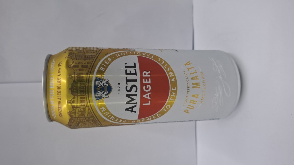 Amstel Lager lata