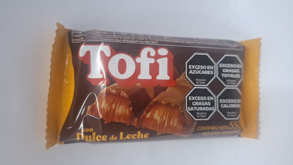 Tofi dulce de leche 55g.
