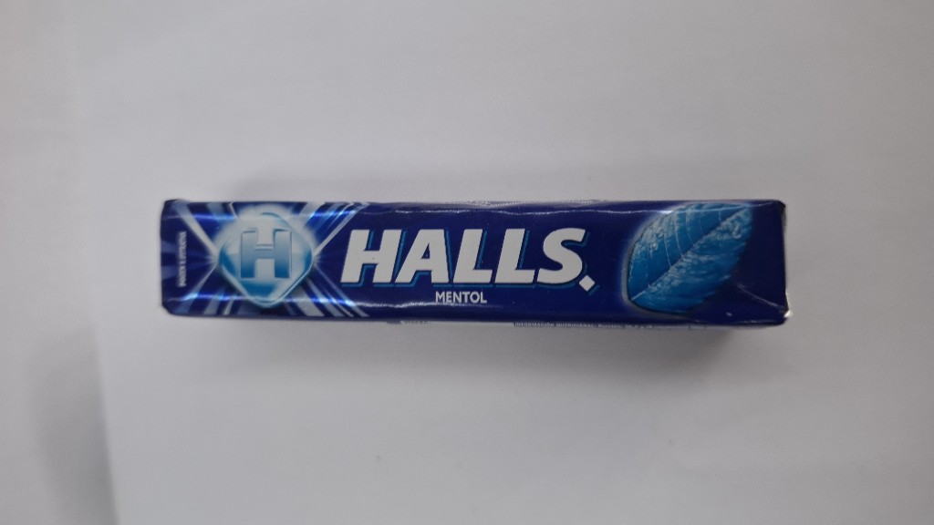 Halls mentol azul