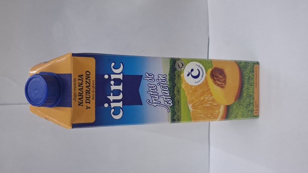 Citric naranja y durazno 1L