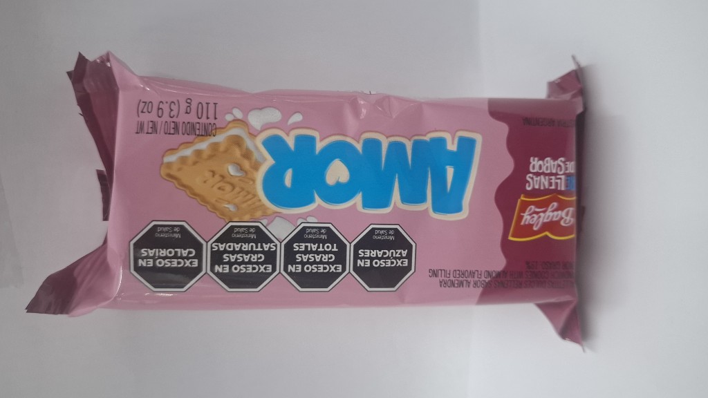 Bagley Amor galletita rosa