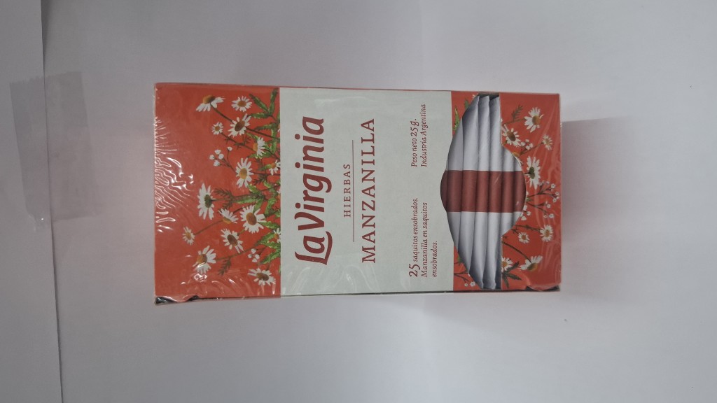 La Virginia Manzanilla 25 saquitos