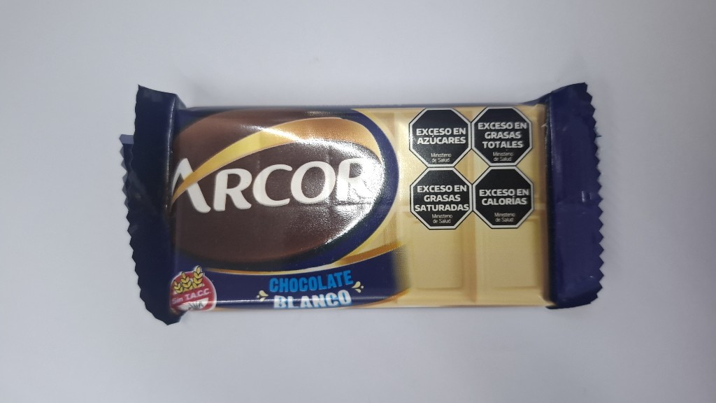 Arcor chocolate blanco