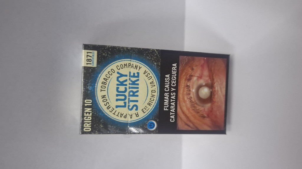 Lucky Strike mentolado 10 origen