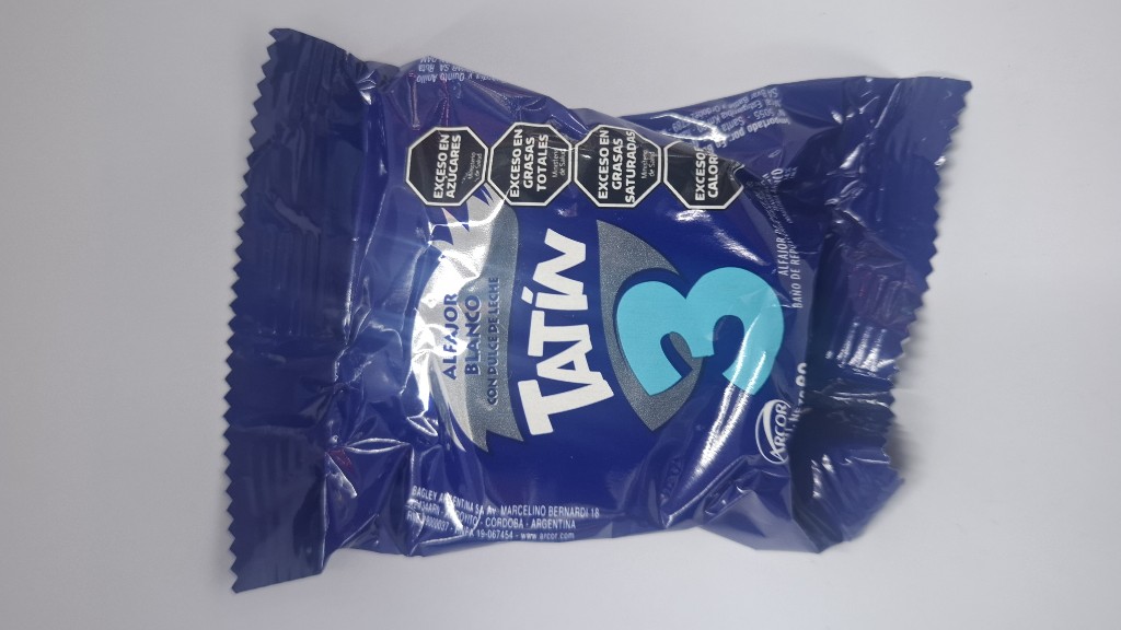 Tatin 3 alfajor blanco