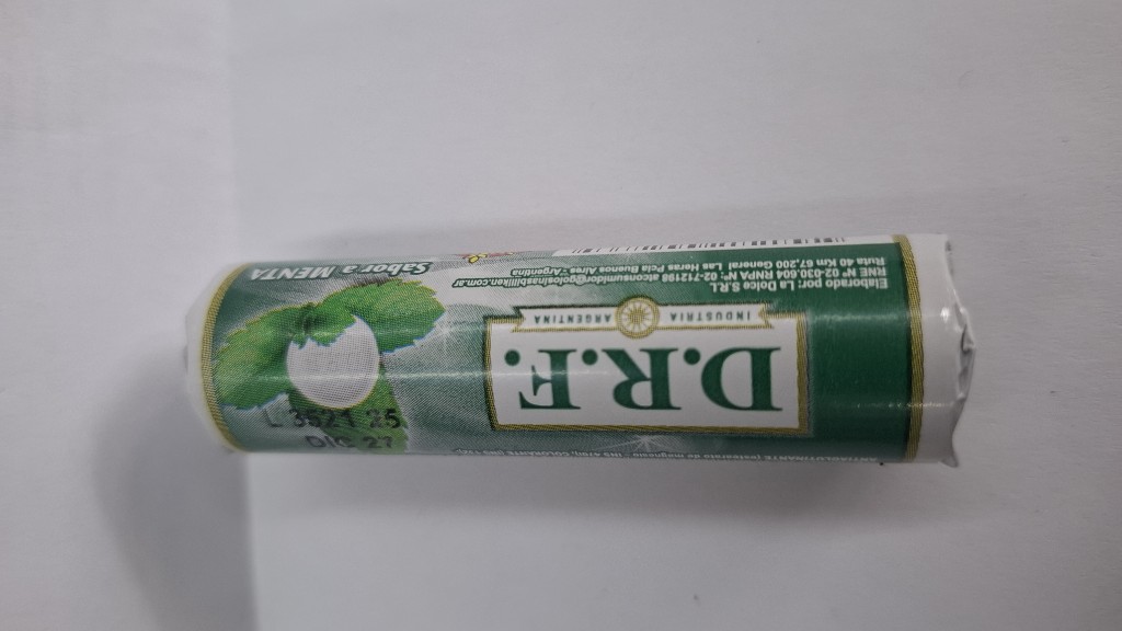 D.R.F. menta pastilla
