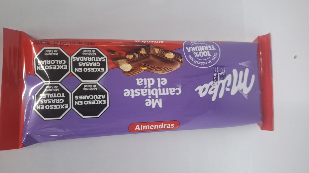 Milka Almendras chocolate