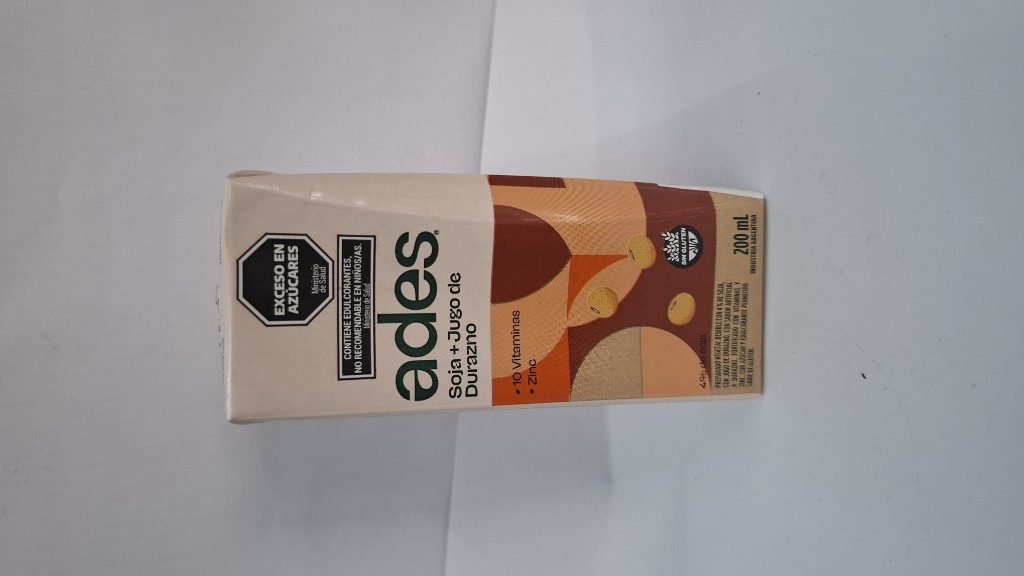 Ades soja durazno 200ml