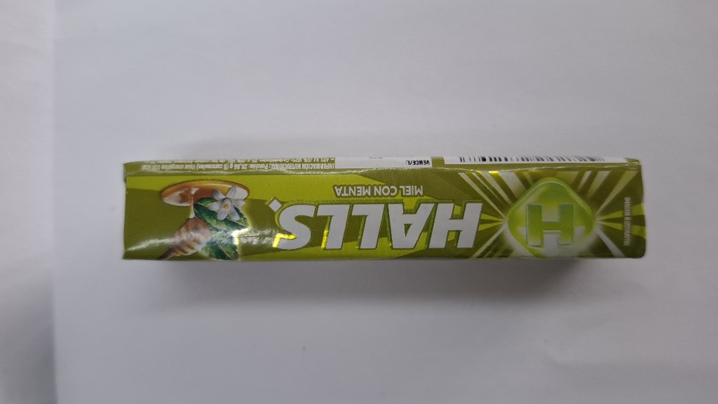 Halls miel con menta