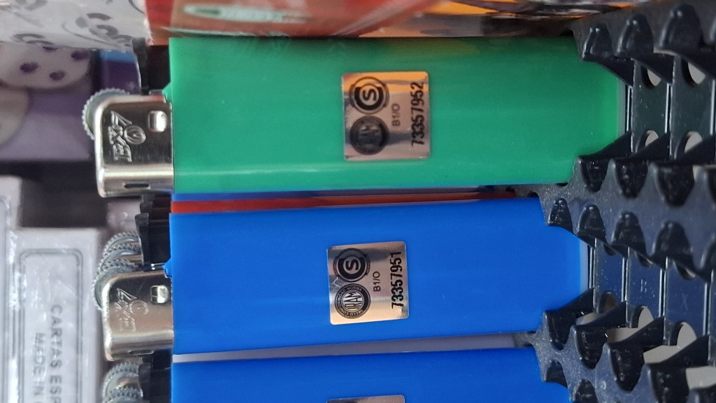 Encendedor azul
