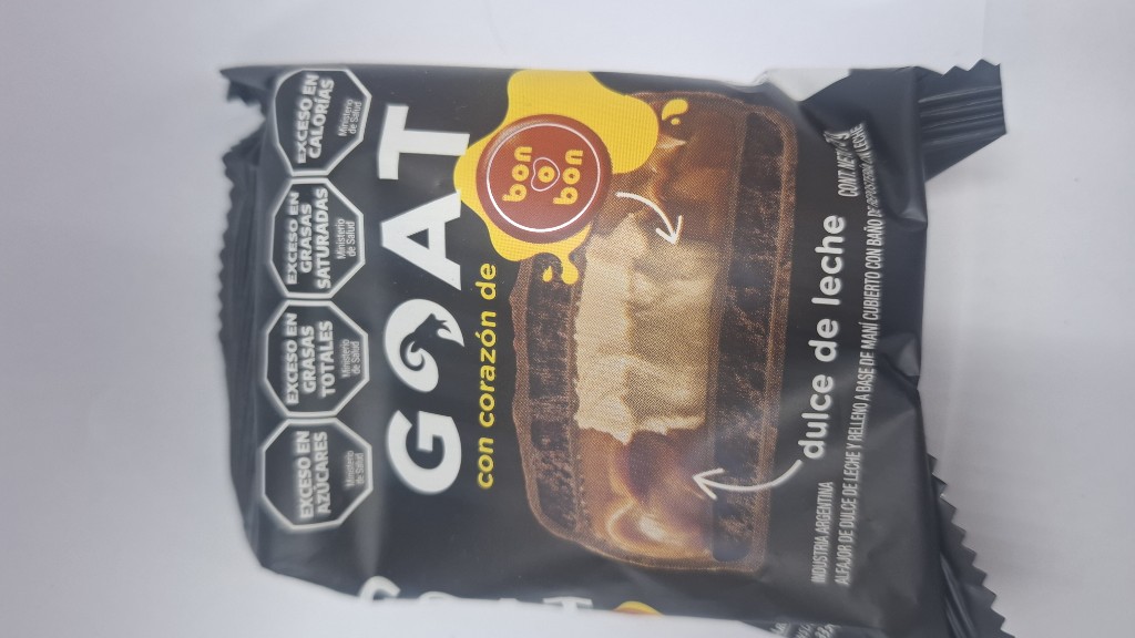 Goat bon o bon alfajor dulce de leche