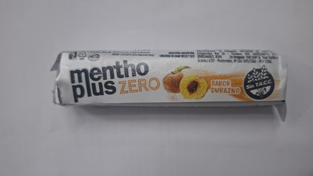 Mento Plus Zero durazno