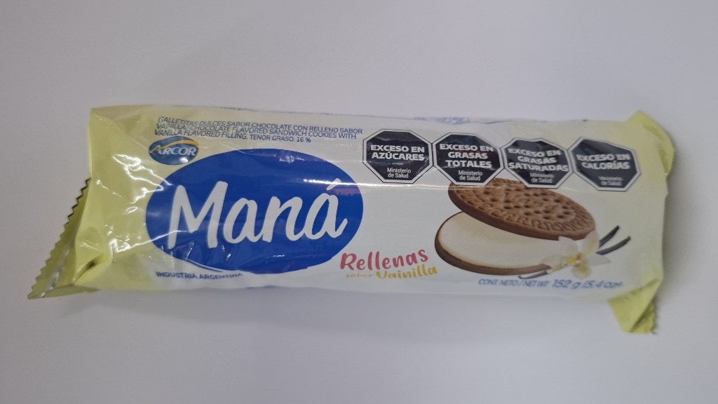 Mana Rellenas Vainilla
