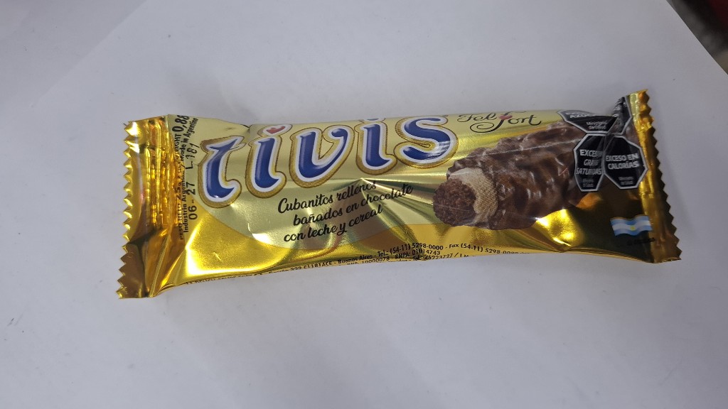 Titus barrita chocolate