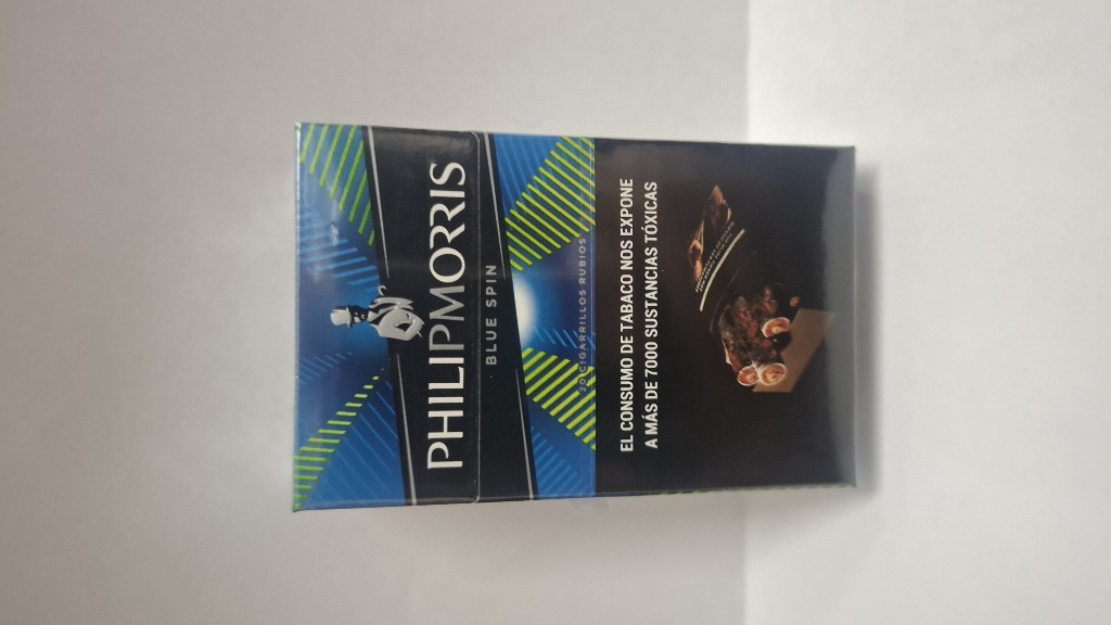 Philip Morris Blue Spin box