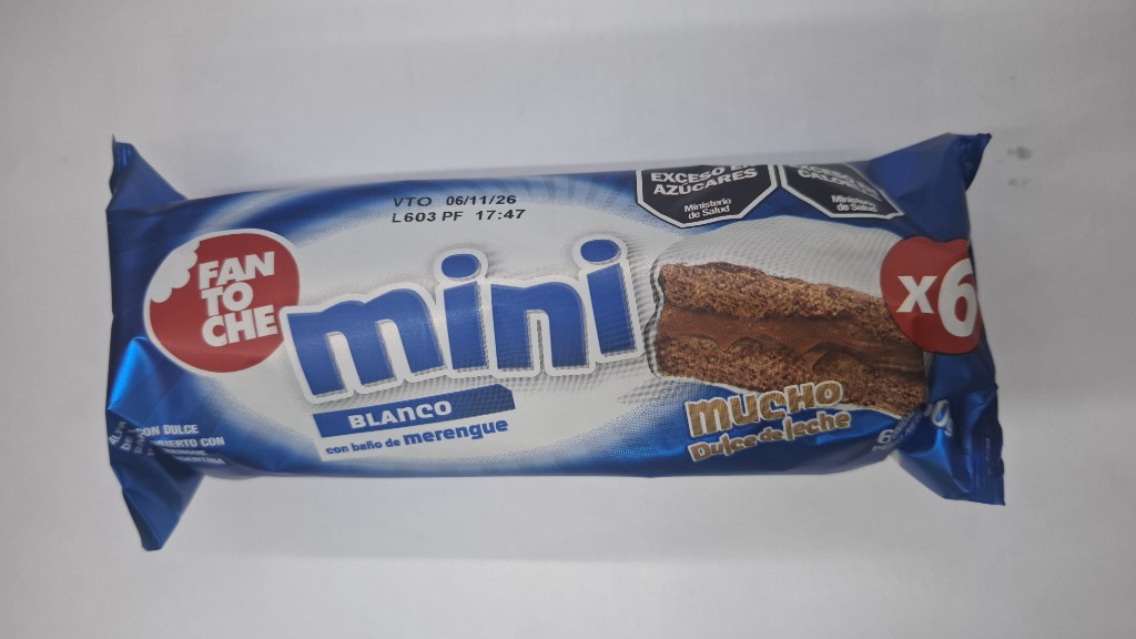 Mini fantoche blanco 6u.