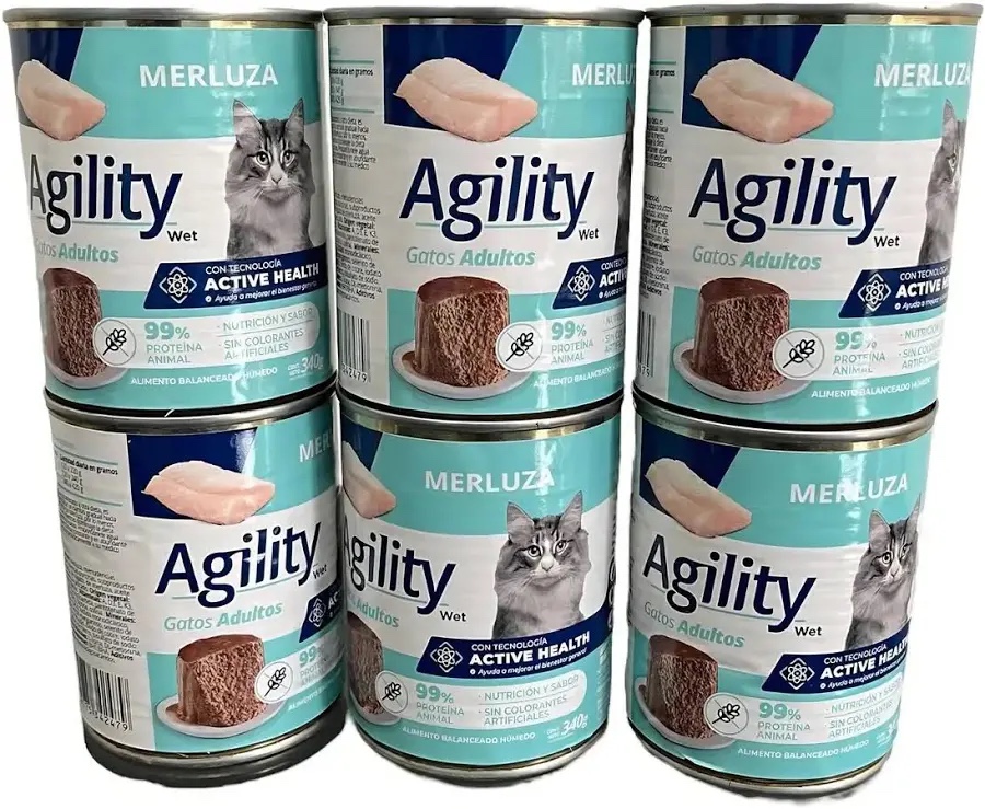 AGILITY LATA GATOS 340g