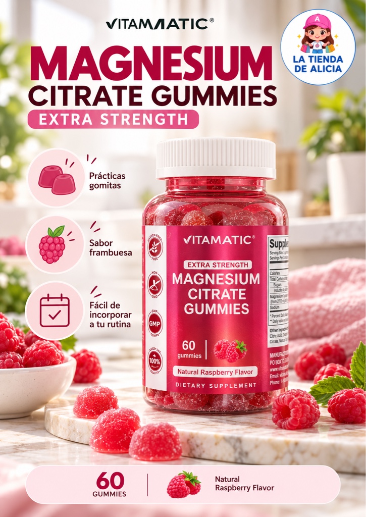 GOMITAS DE MAGNESIO EXTRAFUERTES