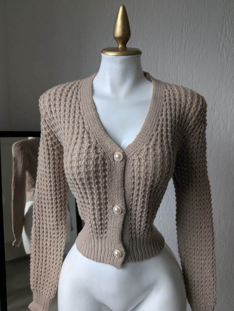 Suéter de punto BEIGE 5373W AU