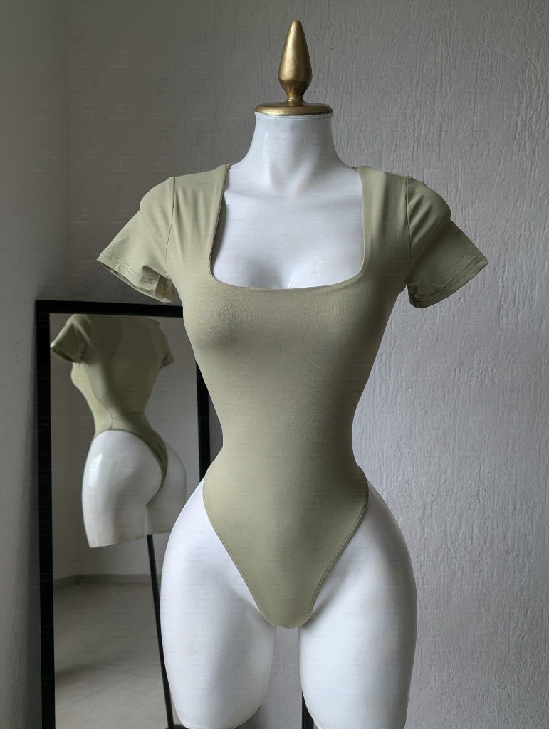 Body manga corta VERDE 163
