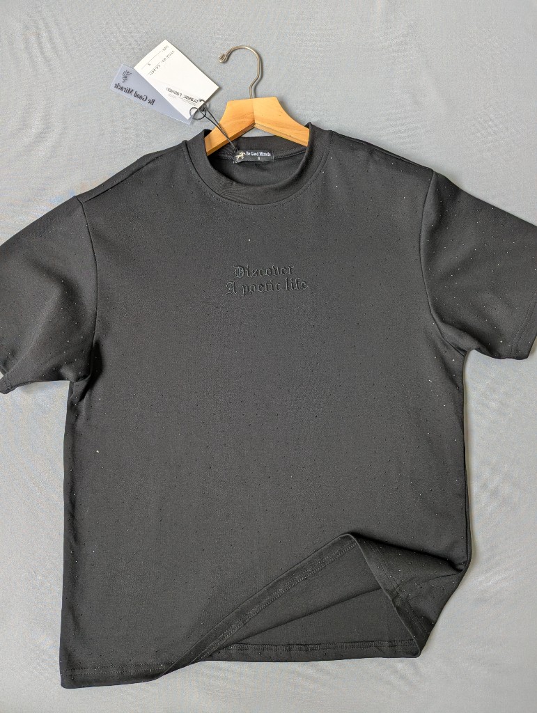 playera hombre negro 2411 SALVA