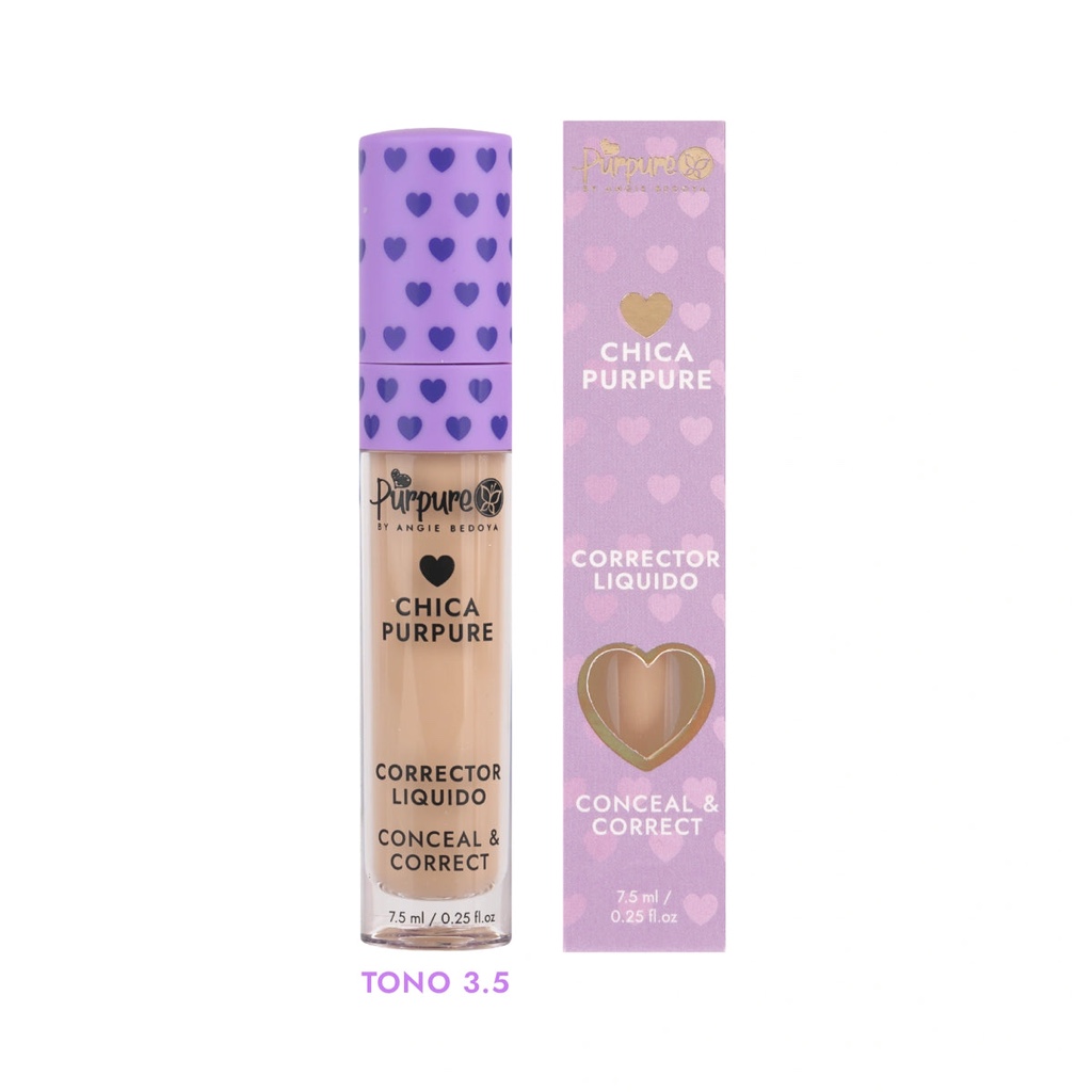 Corrector liquido purpure