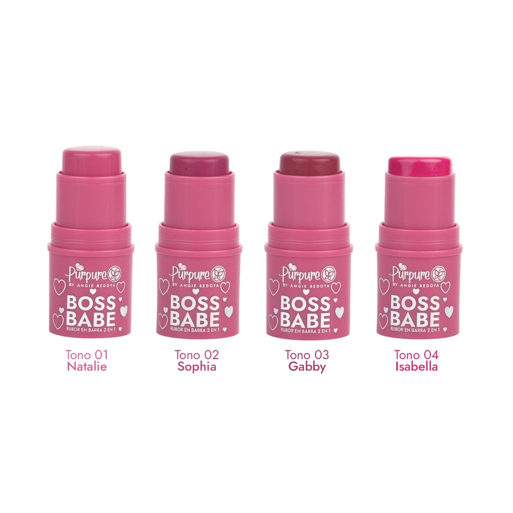 Rubor en barra 2 en 1 Boss Babe Purpure