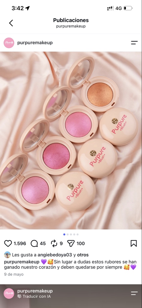 Rubor Compacto Blush Purpure