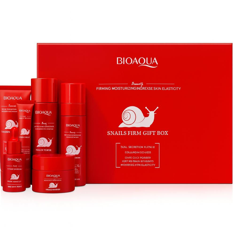 Set De Cuidado Facial De Baba De Caracol Bioaqua