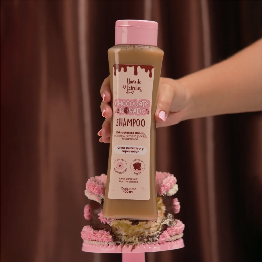 Shampoo Chocolate Rosado Lluvia de Estrellas