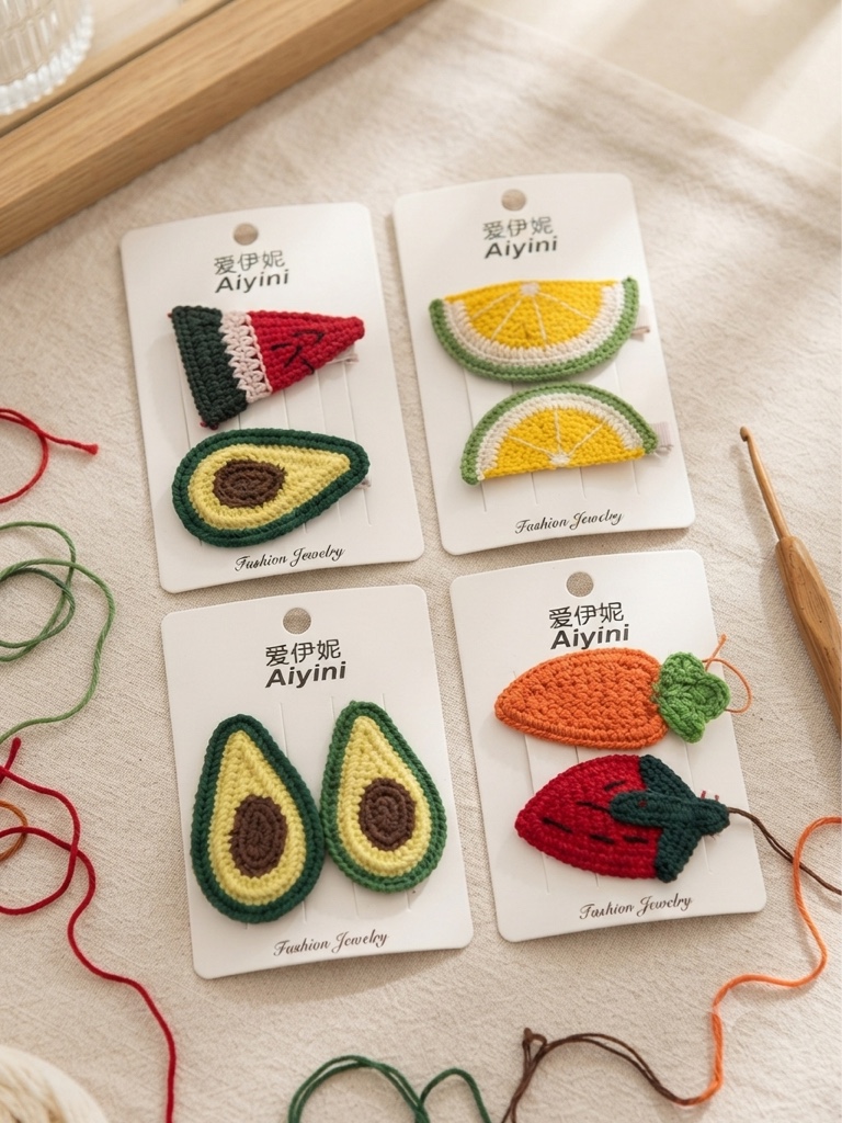 Aiyini pines tejidos frutas