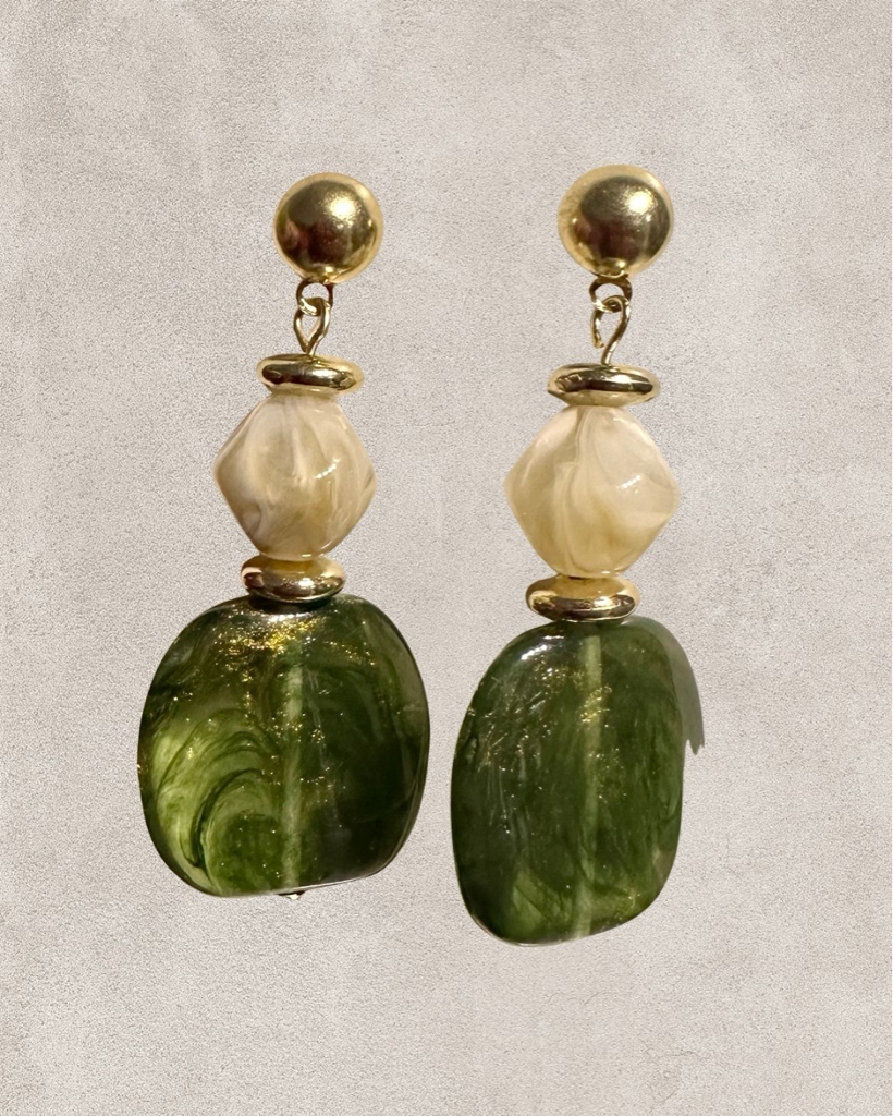 Aros Piedra Verde
